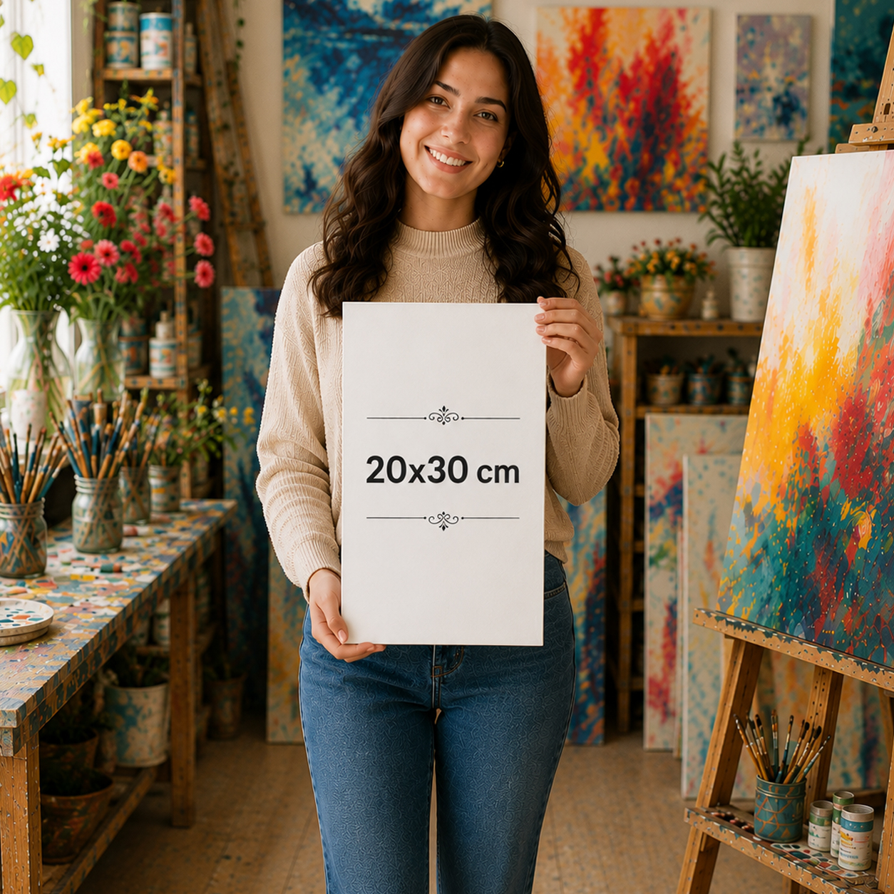 20 cm x 30 cm Tuval Canvas baskı  urun gorseli