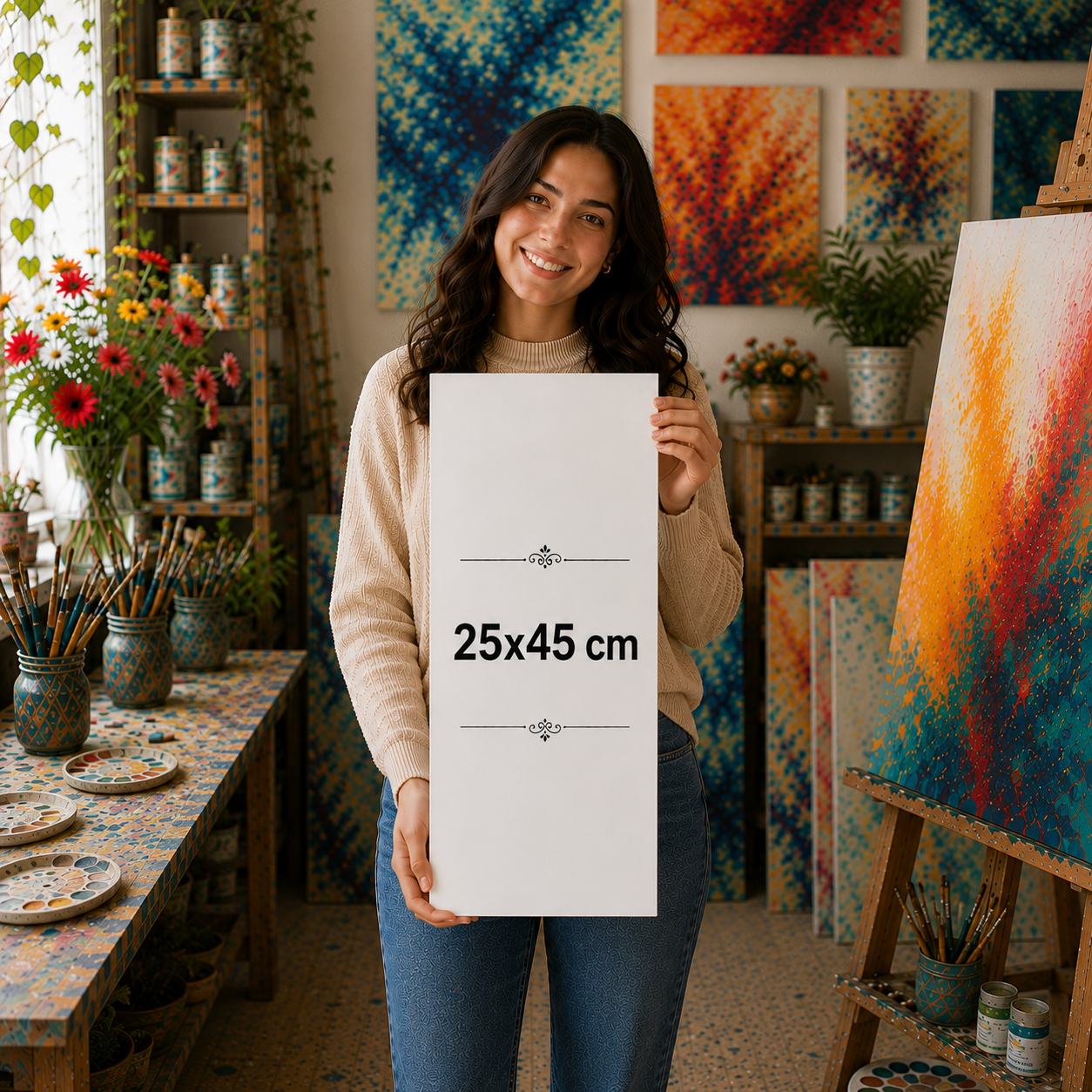25 cm x 45 cm Tuval Canvas baskı urun gorseli
