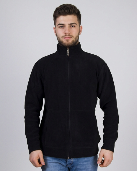 Kanguru Cepli Siyah Polar Mont - Unisex urun gorseli