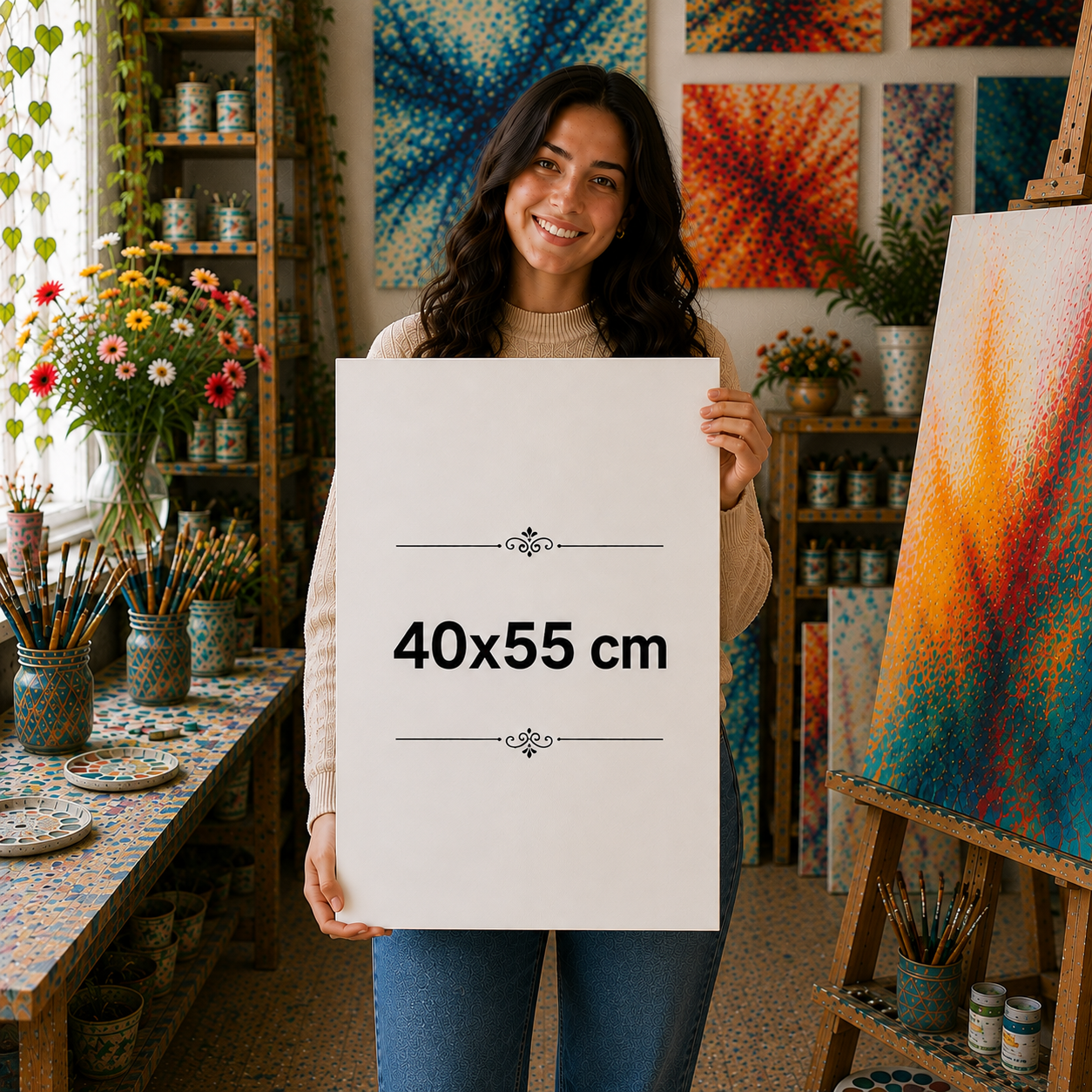 40 cm x 55 cm Tuval Canvas baskı urun gorseli