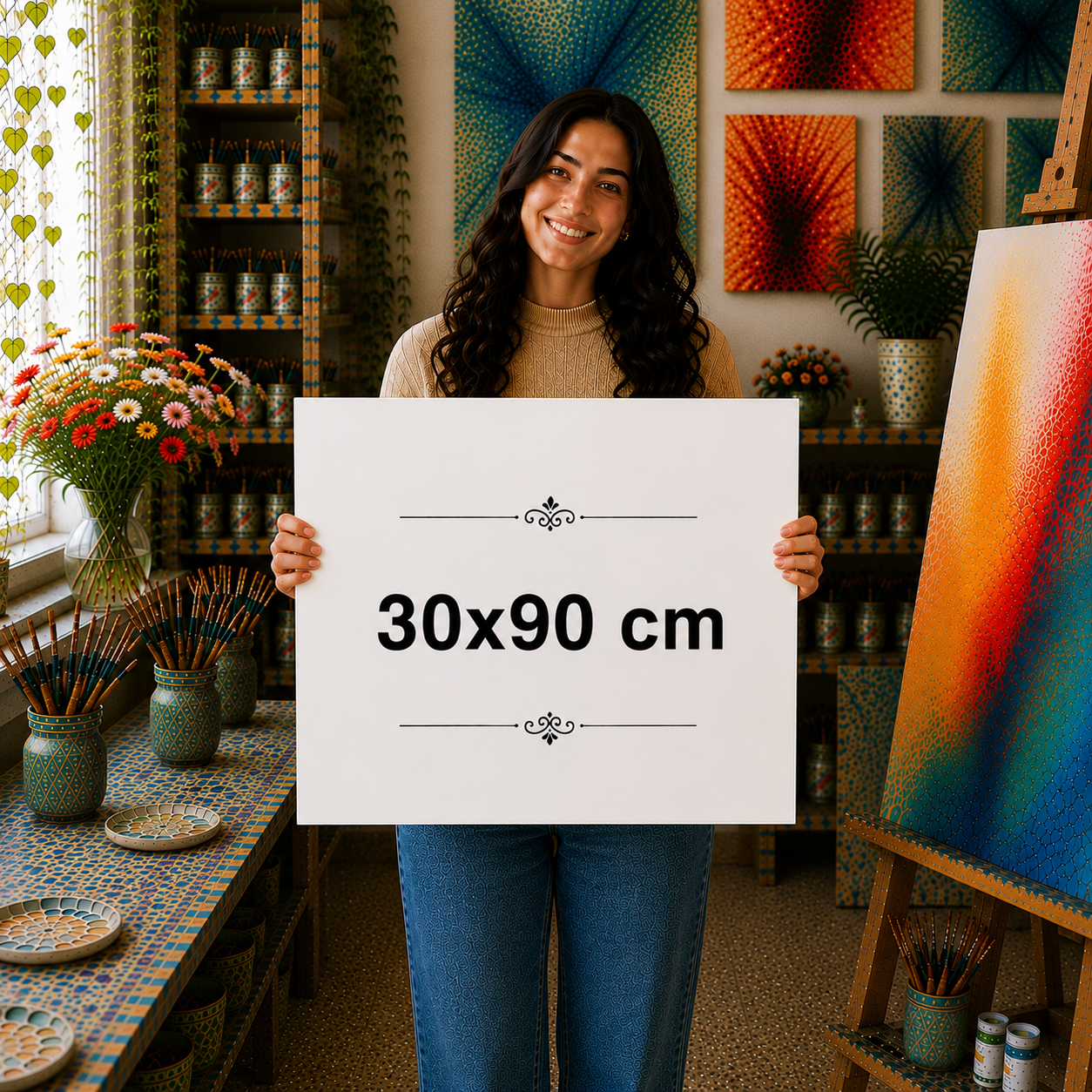 30 cm x 90 cm Tuval Canvas baskı urun gorseli