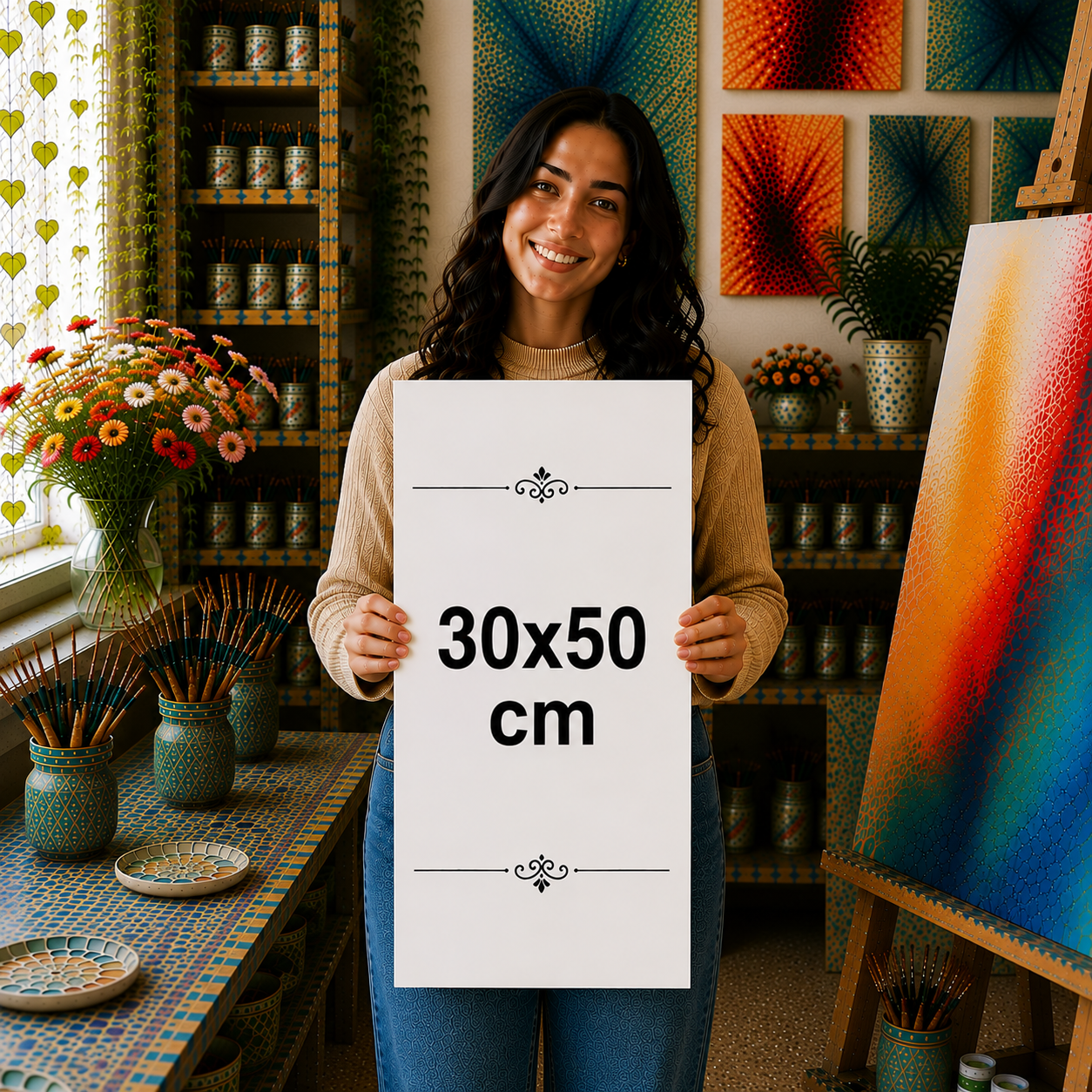 30 cm x 50 cm Tuval Canvas baskı urun gorseli