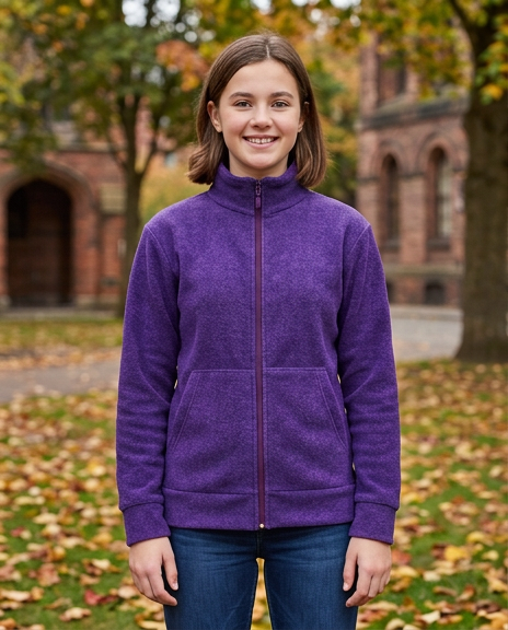 Kanguru Cepli Mor Polar Mont - Unisex urun gorseli